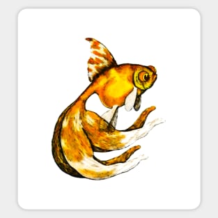 The Veil-Tail; Goldfish Sticker